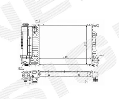 Радіатор Signeda RA60735Q