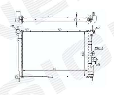 Радіатор Signeda RA63278A