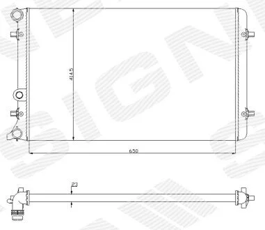 Радіатор Signeda RA65201A