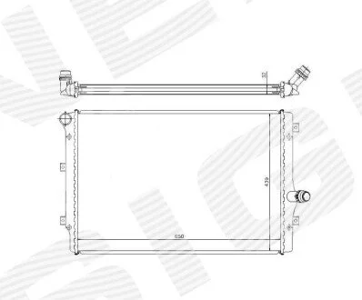 Радіатор Signeda RA65281Q