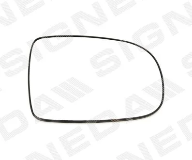 СКЛО ДЗЕРКАЛА ЗАДНЬОГО ВИДУ | OPEL CORSA (C), 03 - 06 Signeda SOPM1008CR