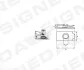 ПЛАСТМАССОВЫЕ ДЕРЖАТЕЛИ Signeda T190510 (фото 1)