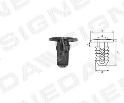 ПЛАСТМАССОВЫЕ ДЕРЖАТЕЛИ Signeda T64410