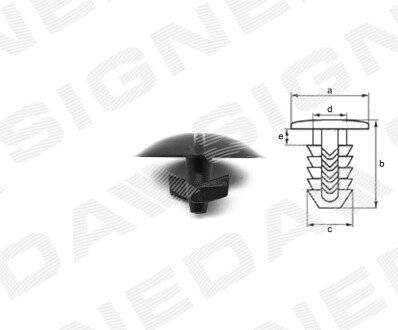 ПЛАСТМАССОВЫЕ ДЕРЖАТЕЛИ Signeda T67710