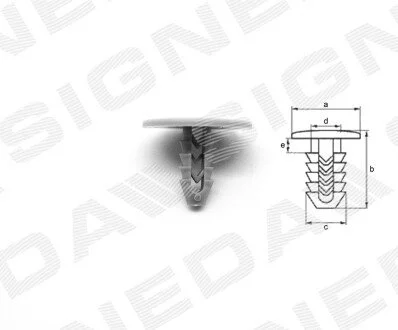 ПЛАСТМАССОВЫЕ ДЕРЖАТЕЛИ Signeda T75210