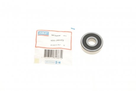 ПОДШИПНИК ШАРКОВЫЙ d>30 SKF 6200-2RSH/C3