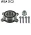 Подшипник ступицы с элементами монтажа SKF VKBA 3502 (фото 1)