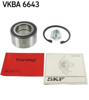 Набір підшипника маточини колеса SKF VKBA6643