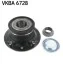 SKF PEUGEOT маточина колеса 308 I, DS  DS 4 / DS 4 CROSSBACK 15- VKBA 6728