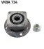 FIAT Подшипник передней ступицы Panda SKF VKBA 734 (фото 1)