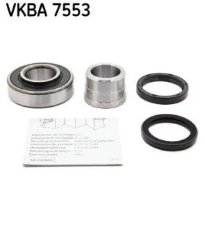Підшипник колеса,комплект SKF VKBA 7553 (фото 1)