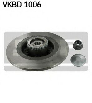 Гальмівний диск з підшипником SKF VKBD 1006