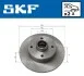 Диск гальмівний SEAT CORDOBA, CORDOBA VARIO, IBIZA II, LEON, TOLEDO I, VW CORRADO, GOLF I, GOLF II, GOLF III, GOLF IV, JETTA II, PASSAT B2, PASSAT B3/B4, POLO, POLO III 1.0-2.2 08.76-06.06 SKF VKBD90105S2 (фото 2)