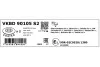 Диск гальмівний SEAT CORDOBA, CORDOBA VARIO, IBIZA II, LEON, TOLEDO I, VW CORRADO, GOLF I, GOLF II, GOLF III, GOLF IV, JETTA II, PASSAT B2, PASSAT B3/B4, POLO, POLO III 1.0-2.2 08.76-06.06 SKF VKBD90105S2 (фото 3)