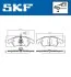 Колодки гальмівні (передні) Audi A4/A5/A7 07- (Lucas) (з датчиком) SKF VKBP80053E (фото 4)