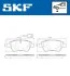 Колодки гальмівні (передні) Citroen Nemo 10-/Peugeot Bipper/Fiat 500/500C 08-/Punto 12- (+датчики) SKF VKBP80227E (фото 2)