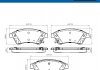 Колодки гальмівні (передні) Chevrolet Aveo 11-/Opel Astra J 09- SKF VKBP80245A (фото 2)