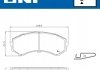 Колодки гальмівні (передні) Mitsubishi Grandis 04-11/Pajero II-IV 90-/Mazda E2000/2200 88-03 SKF VKBP80252A (фото 2)