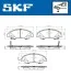 Колодки гальмівні (передні) Hyundai i10 08- (132.5x44) SKF VKBP80386A (фото 2)