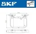 Колодки гальмівні (передні) BMW 1 (F20/F21)/2 (F22/F23/F87/F44-F46)/3 (F30/F31/F34/F80)/4 (F36) 11- SKF VKBP80467 (фото 2)