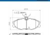 Колодки гальмівні (передні) Citroen Xsara 98-05/Peugeot 306 96-01/406 95-04/607 00-11 (+датчики) SKF VKBP80477E (фото 2)