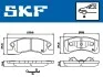 Колодки гальмівні (передні) Daihatsu Cuore 1.0 03-/Mitsubishi Mirage 1.0/1.2 12- SKF VKBP80490A (фото 2)
