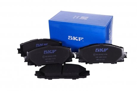 Колодки гальмівні дискові (комплект 4 шт) SKF VKBP 80529 (фото 1)
