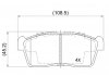 Колодки гальмівні (передні) Chevrolet Cruze 00-08/Subaru Justy 07-/Suzuki Ignis 00-/Nissan Pixo 09- SKF VKBP80542 (фото 2)