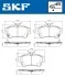Колодки гальмівні (передні) Chrysler PT Cruiser 1.6-2.4 00-10 SKF VKBP80605A (фото 2)