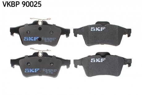 Комплект гальмівних колодок (задніх) Ford Connect 02- SKF VKBP90025