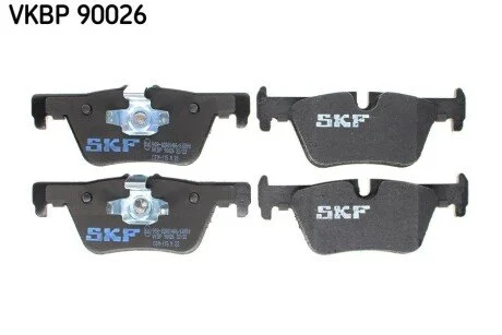 Колодки гальмівні (задні) BMW 1 (F20-21)/2 (F22-23/F27/F45)/3 (F30-31/F34/F80)/4 (F32-33/F36) 11- SKF VKBP90026