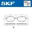 Колодки гальмівні (задні) Citroen C4/Berlingo/Peugeot 308/508/3008/Partner/Opel Combo 13- SKF VKBP90101 (фото 2)