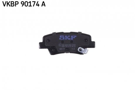 Колодки гальмівні (задні) Kia Ceed II/Rio III/Hyundai Accent/i20/i30/i40 10- (Akebono) Q+ SKF VKBP90174A (фото 1)