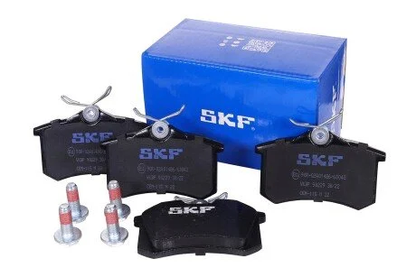Колодки гальмівні (задні) VW Golf/Passat 83-02/ Peugeot 405 87-96 (87.1x52.8x15.1) SKF VKBP90229