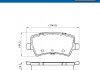 Колодки гальмівні (задні) Ford Galaxy/ Land Rover Freelander 2/Volvo S80/V70 06- (TRW) Q+ SKF VKBP90582 (фото 2)