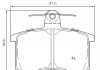 Колодки гальмівні (задні) Audi 80 91-95/90 87-/100 70-/Fiat Croma 85-96 SKF VKBP90606 (фото 2)