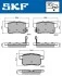 Колодки гальмівні (задні) Honda Accord VIII 2.0-2.4i 08- (Nissin) SKF VKBP90613A (фото 2)