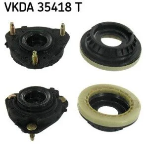 FORD К-кт. (2шт.) подушка переднего амортизатора + подшипником Mondeo ||| 00- SKF VKDA 35418 T (фото 1)