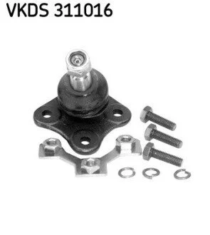 VW Шаровая опора Golf,Jetta,Polo,SEAT с креплением! SKF VKDS 311016