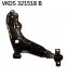 Wahacz SKODA ze sworzniem VKDS321518B