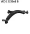 Важіль CITROEN/PEUGEOT PRAWY STALOWY ZE SWORZNIEM 16MM VKDS 323161 B