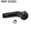 Наконечник кермовий kier. VAG POLO (6N1) SKF VKDY 311031 (фото 1)