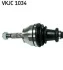 Приводний вал RENAULT Rapid/Super5 &quot;L &quot;1,0-1,9 &quot;84-98 SKF VKJC 1034 (фото 2)