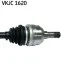OPEL піввісь VECTRA B 1.7TD 95-96 прав. ABS SKF VKJC 1620 (фото 3)