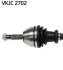 RENAULT Полуось левая (650мм) R 21 1,7-1,9D SKF VKJC 2702 (фото 2)