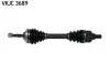 CITROEN Полуось левая PEUGEOT 206 1.4 (АКП) SKF VKJC 3689 (фото 1)
