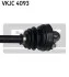PрЭOЧ FIAT BRAVO II 1,4/1,9D LE. 991MM SKF VKJC4093 (фото 3)
