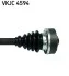 VW Полуось левая Golf V 1.9TDI (6 КПП) SKF VKJC 4594 (фото 3)
