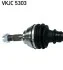PEUGEOT Полуось прававя (без ABS) Partner 1.9 D 96-,Citroen Berlingo,Xsara,ZX SKF VKJC 5303 (фото 2)