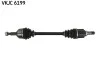 Вал приводной RENAULT FLUENCE (L3_)/ MEGANE III/ SCENIC III (пр-во SKF) VKJC 6199